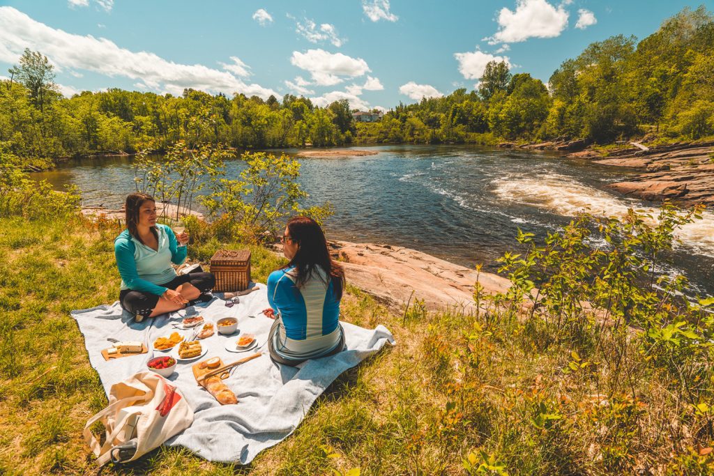 rando picnic rivière shawinigan - Mia