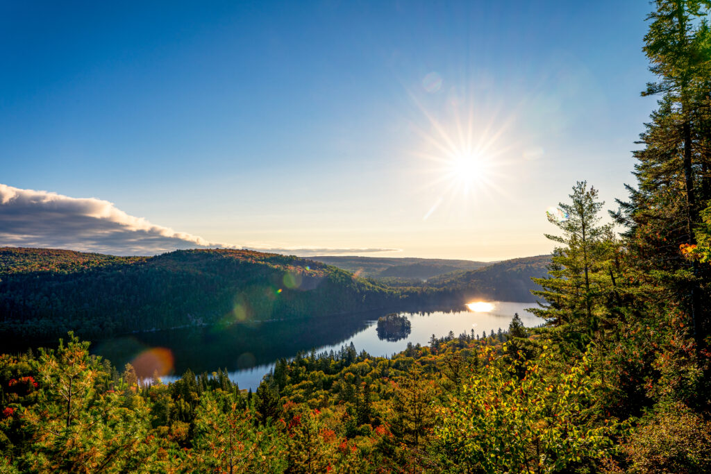 Les couleurs de l'automne sur le parc de la Mauricie
