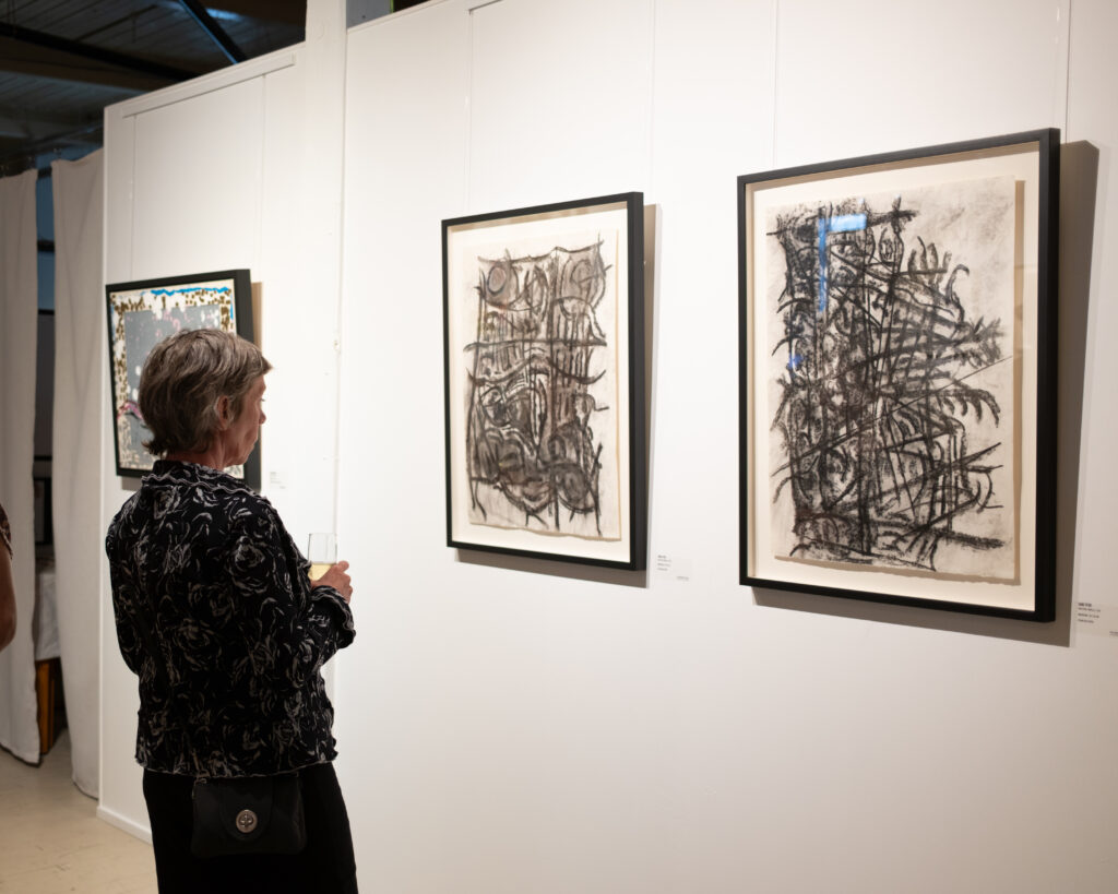 Le vernissage de l'exposition Riopelle à la Factrie 701